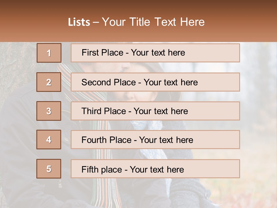 Close Girlfriend Lifestyle PowerPoint Template