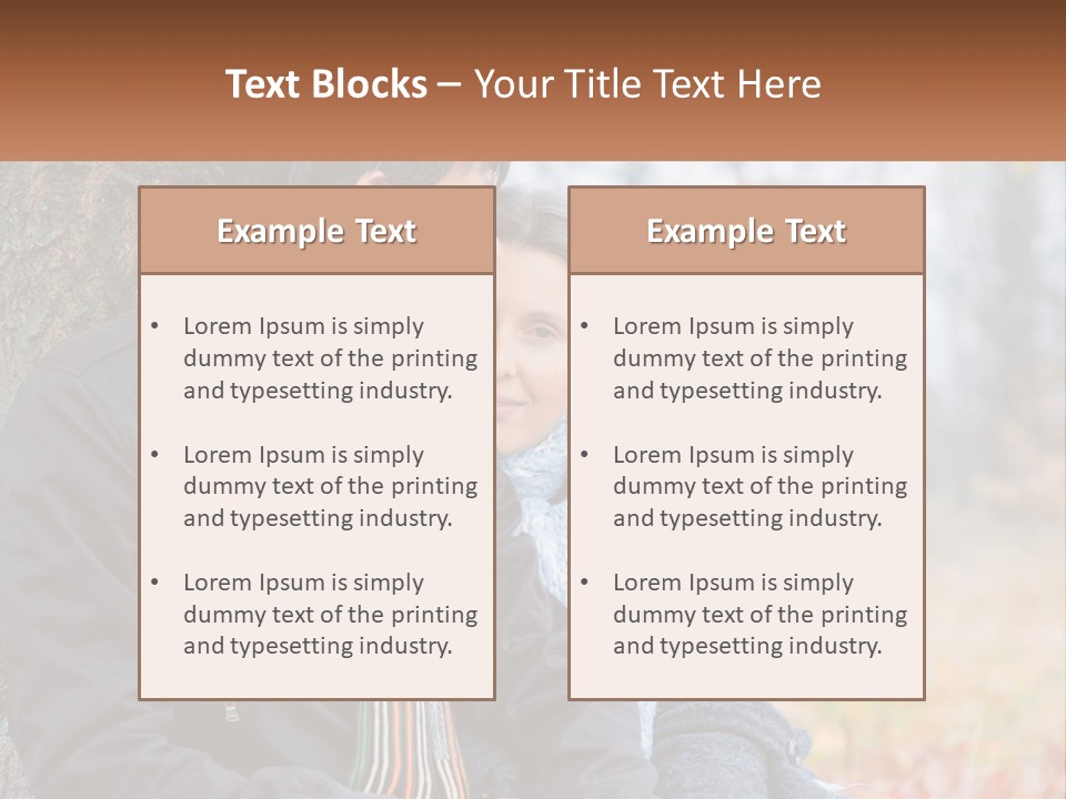 Close Girlfriend Lifestyle PowerPoint Template