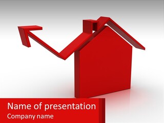 Building Exterior Residential Structure Graph PowerPoint Template