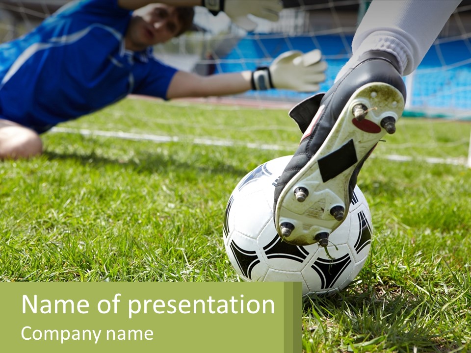 Park Lifestyle Soccer PowerPoint Template