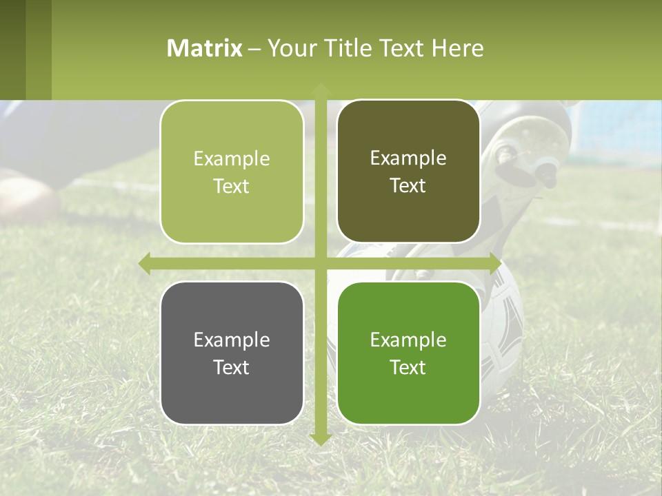 Park Lifestyle Soccer PowerPoint Template