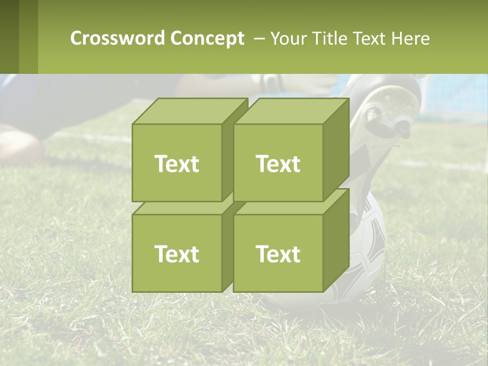 Park Lifestyle Soccer PowerPoint Template