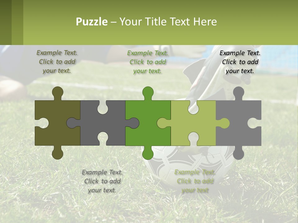 Park Lifestyle Soccer PowerPoint Template