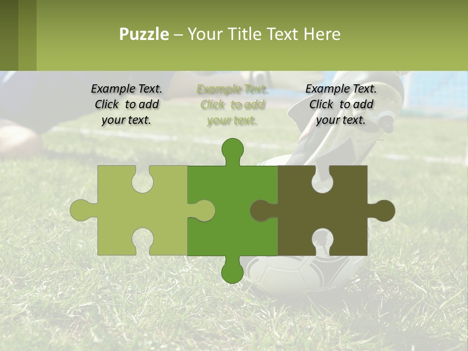 Park Lifestyle Soccer PowerPoint Template