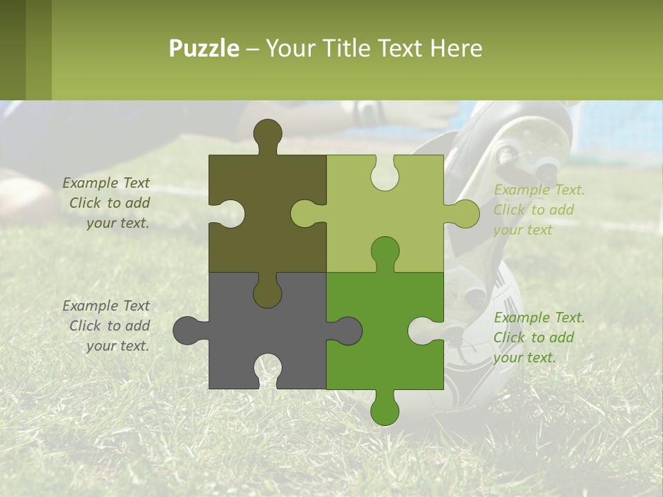 Park Lifestyle Soccer PowerPoint Template