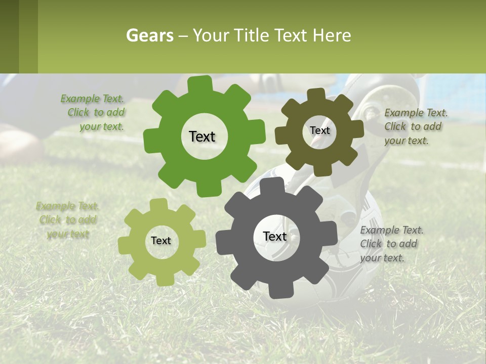 Park Lifestyle Soccer PowerPoint Template