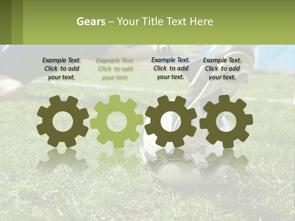 Park Lifestyle Soccer PowerPoint Template