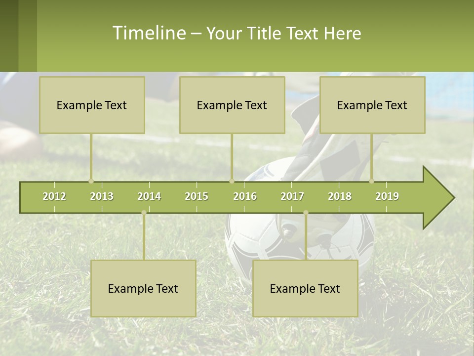 Park Lifestyle Soccer PowerPoint Template