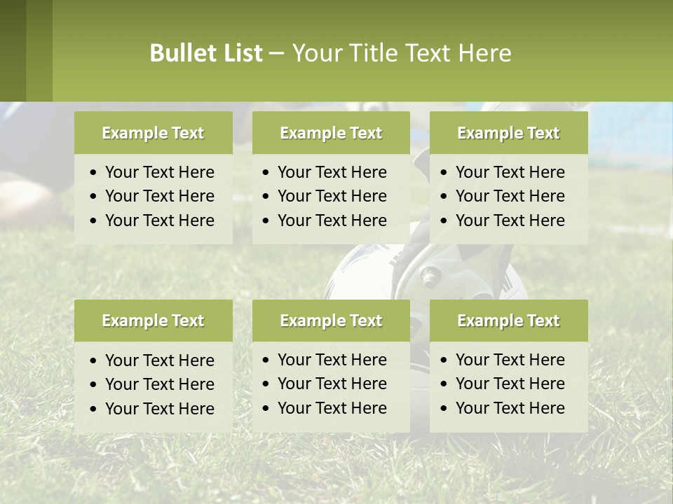 Park Lifestyle Soccer PowerPoint Template