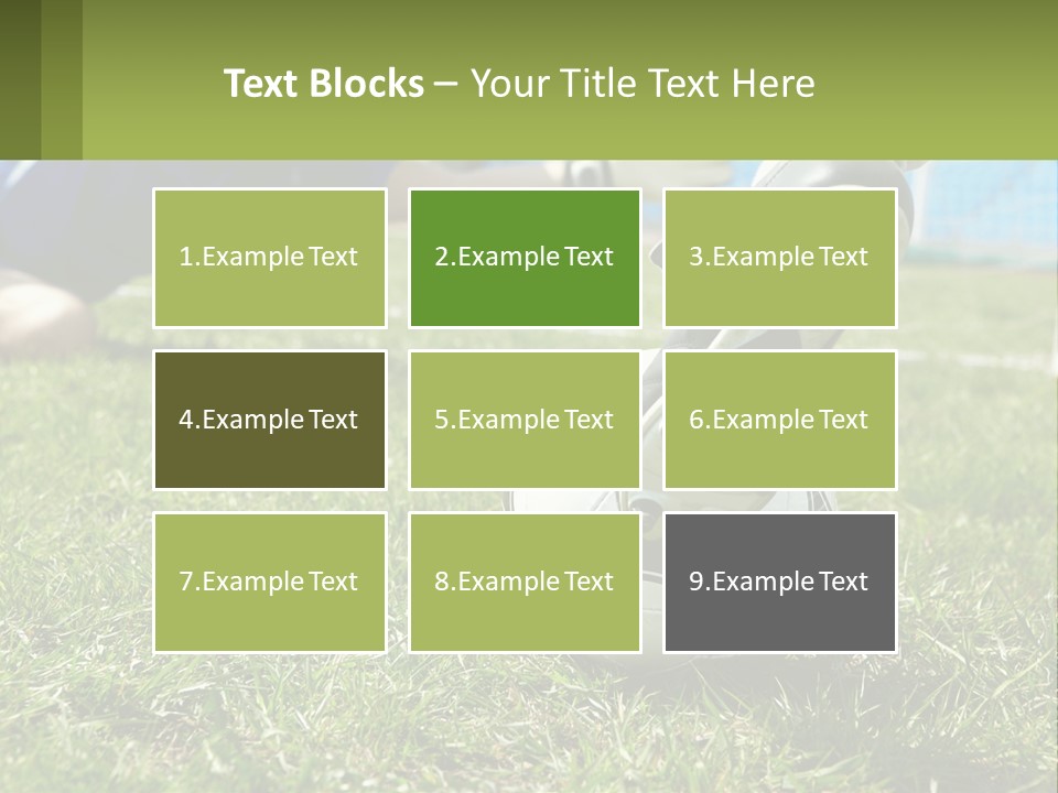 Park Lifestyle Soccer PowerPoint Template