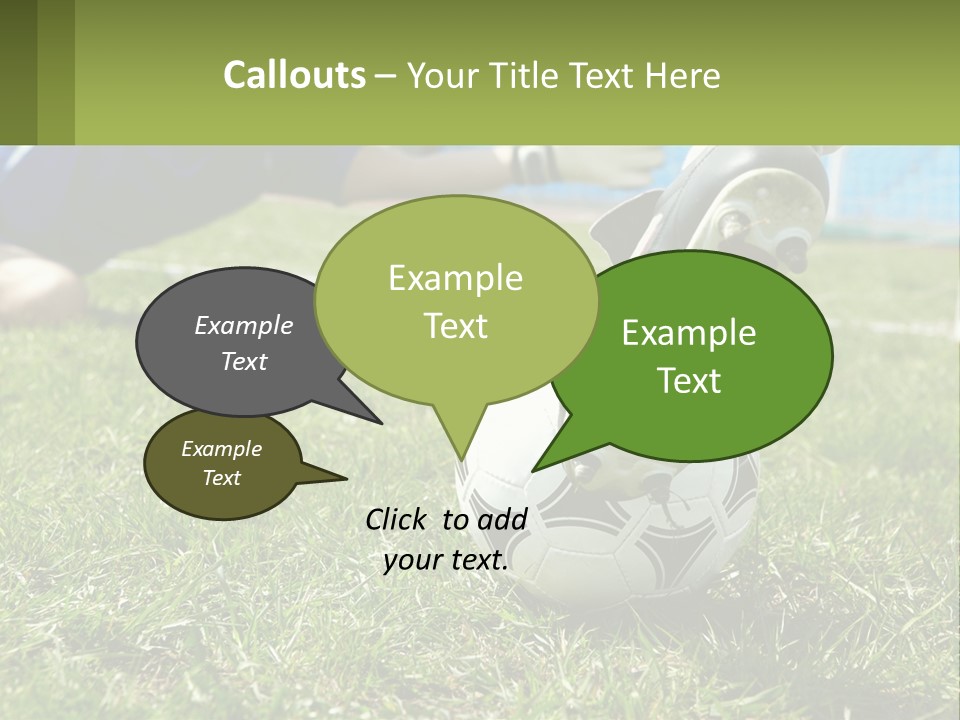 Park Lifestyle Soccer PowerPoint Template