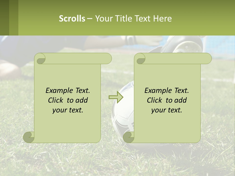 Park Lifestyle Soccer PowerPoint Template