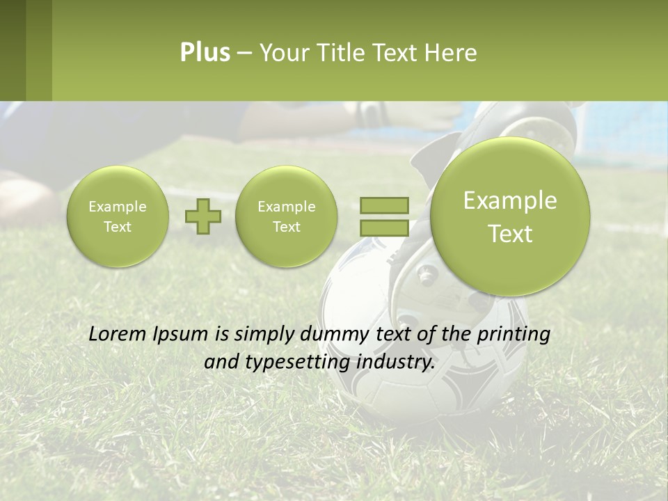 Park Lifestyle Soccer PowerPoint Template