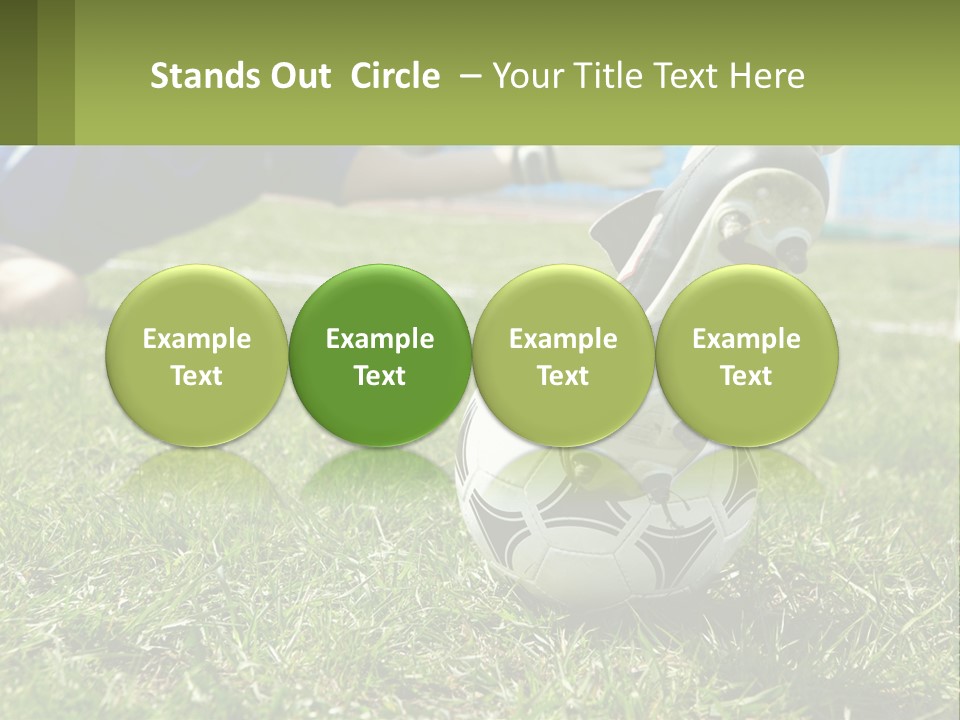 Park Lifestyle Soccer PowerPoint Template