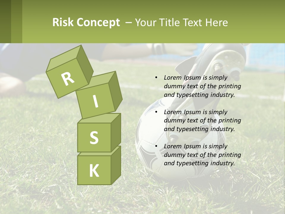 Park Lifestyle Soccer PowerPoint Template