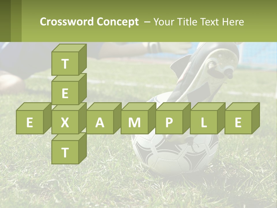 Park Lifestyle Soccer PowerPoint Template