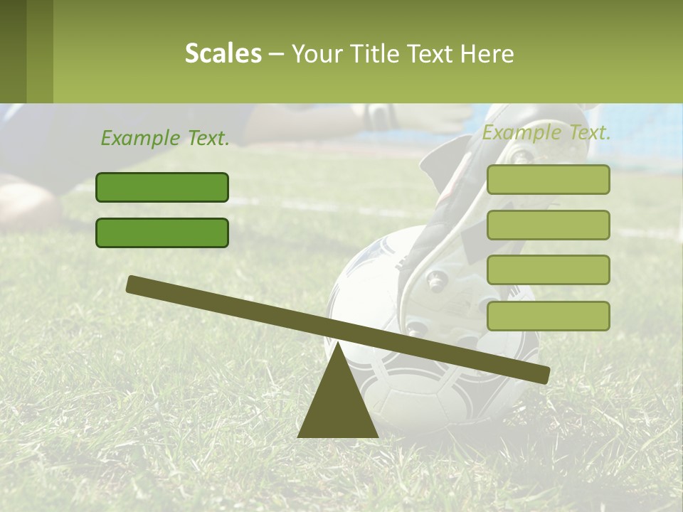 Park Lifestyle Soccer PowerPoint Template