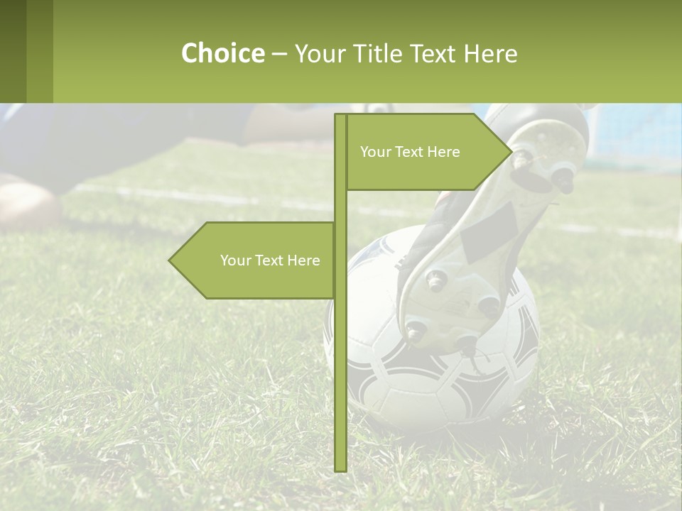 Park Lifestyle Soccer PowerPoint Template