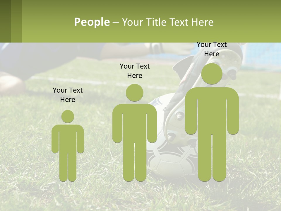 Park Lifestyle Soccer PowerPoint Template