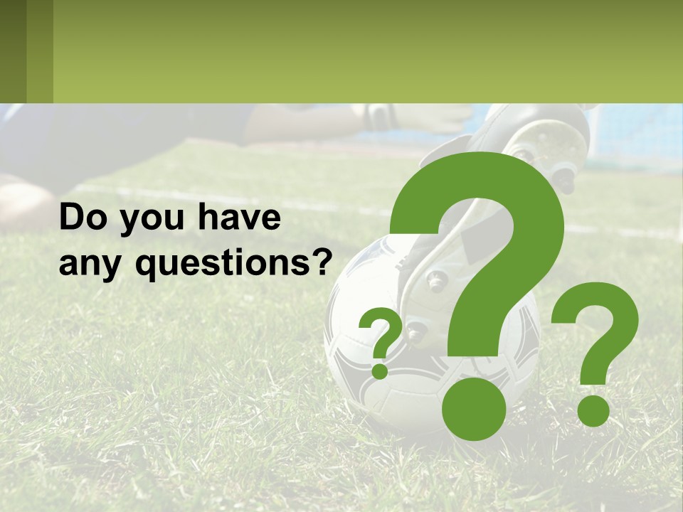 Park Lifestyle Soccer PowerPoint Template