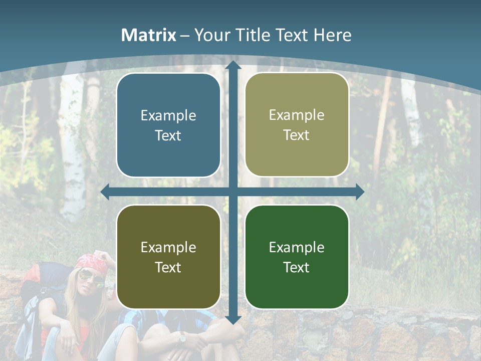 Highway Beautiful World PowerPoint Template