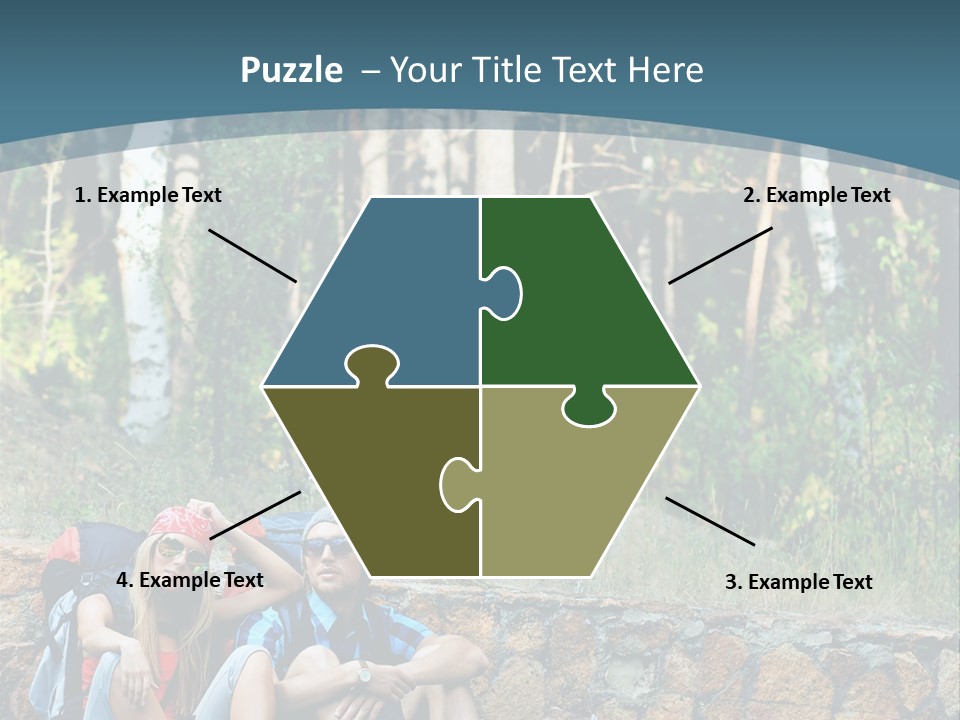 Highway Beautiful World PowerPoint Template