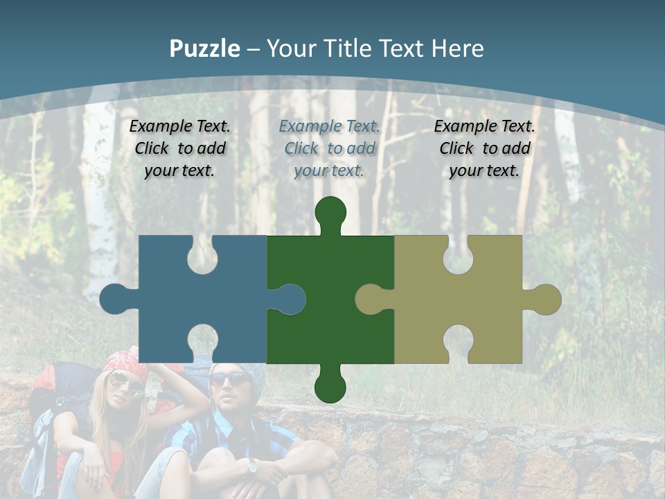 Highway Beautiful World PowerPoint Template