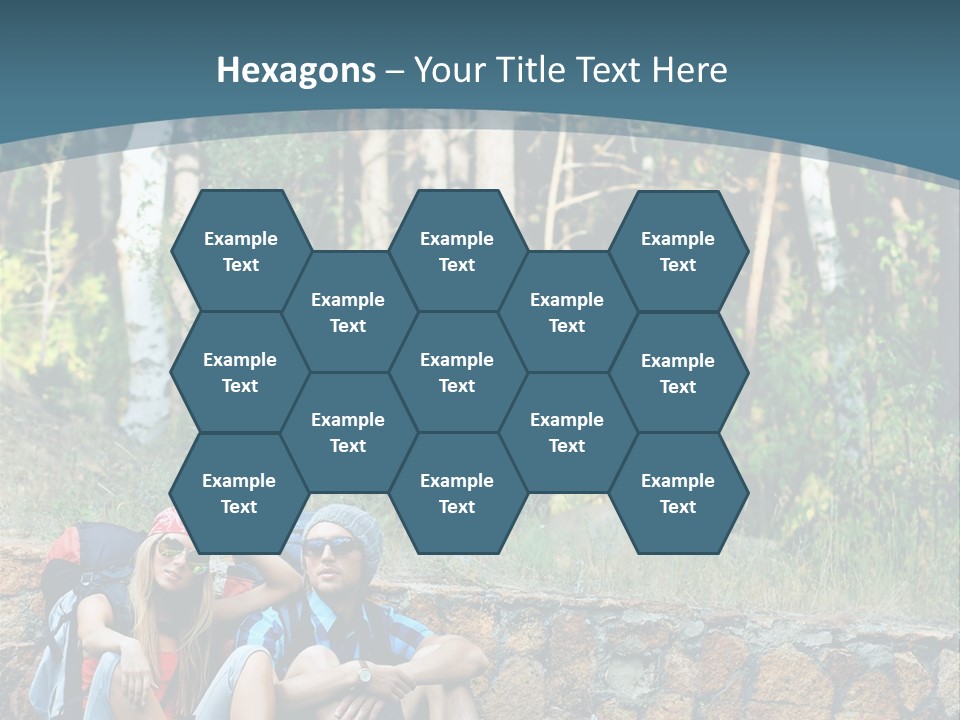 Highway Beautiful World PowerPoint Template