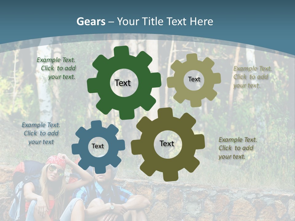 Highway Beautiful World PowerPoint Template