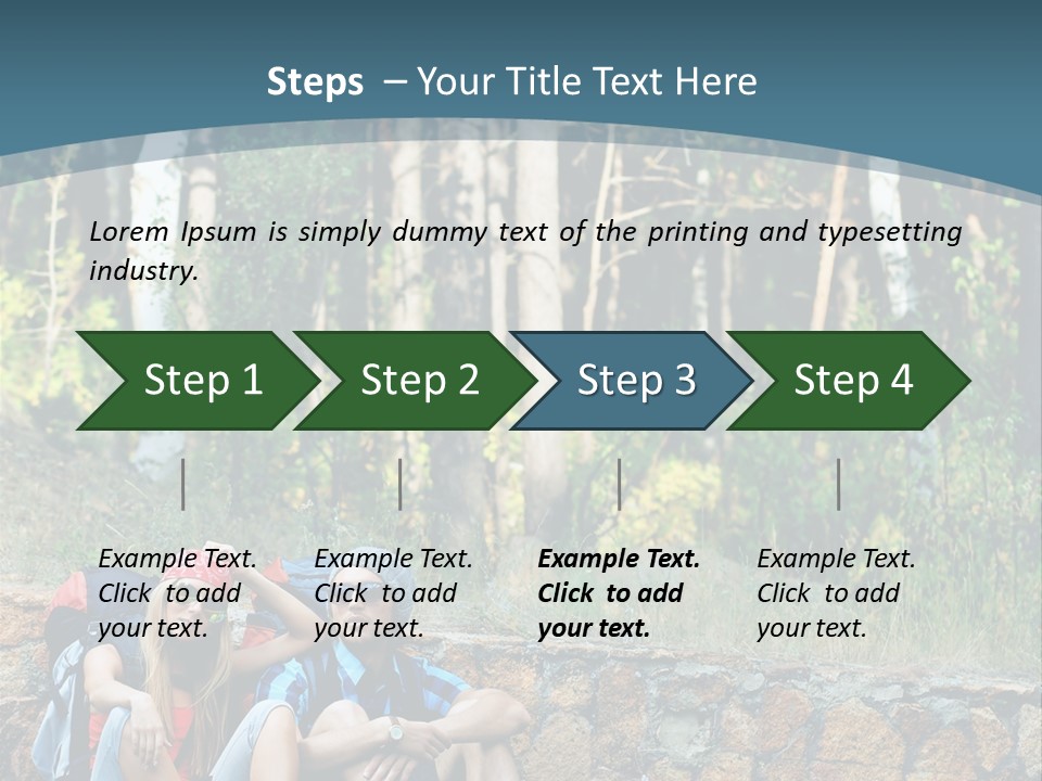 Highway Beautiful World PowerPoint Template