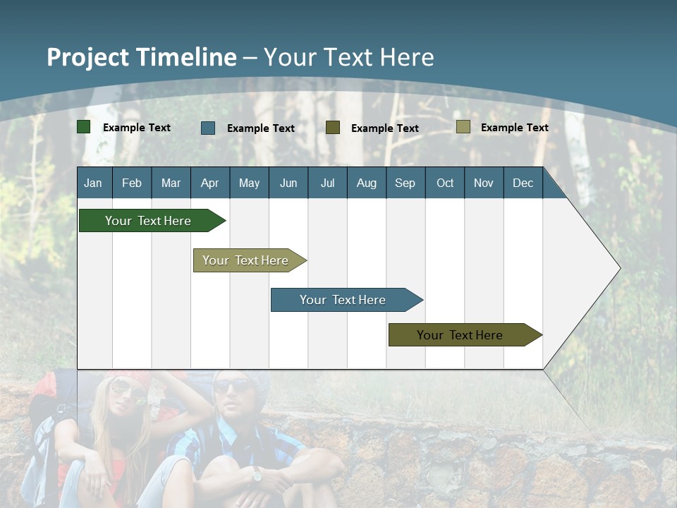 Highway Beautiful World PowerPoint Template