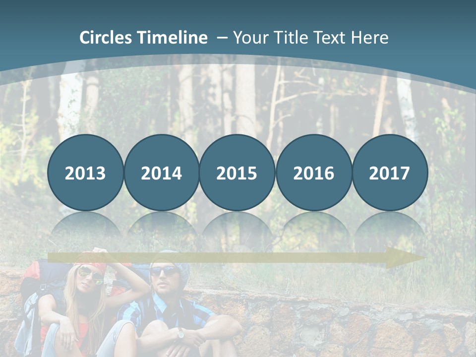 Highway Beautiful World PowerPoint Template