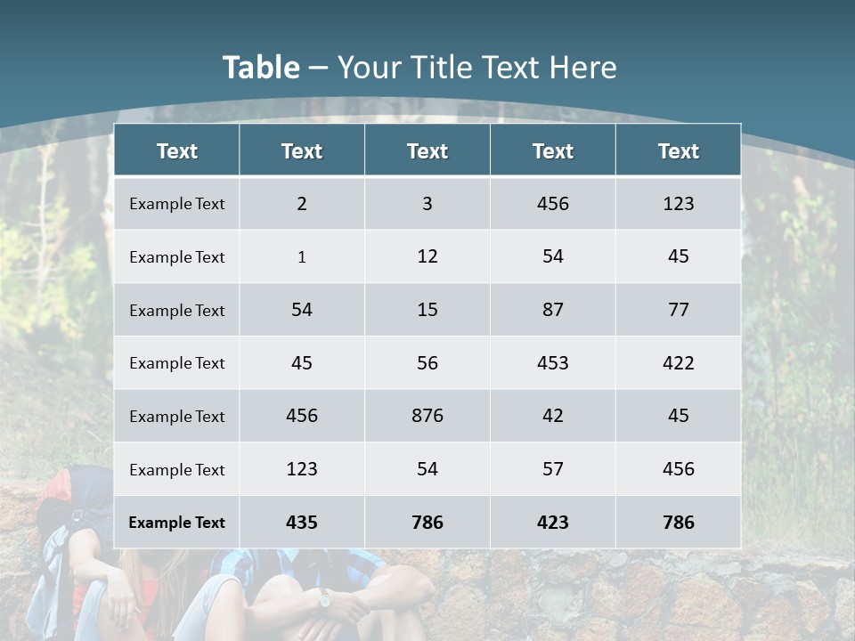 Highway Beautiful World PowerPoint Template