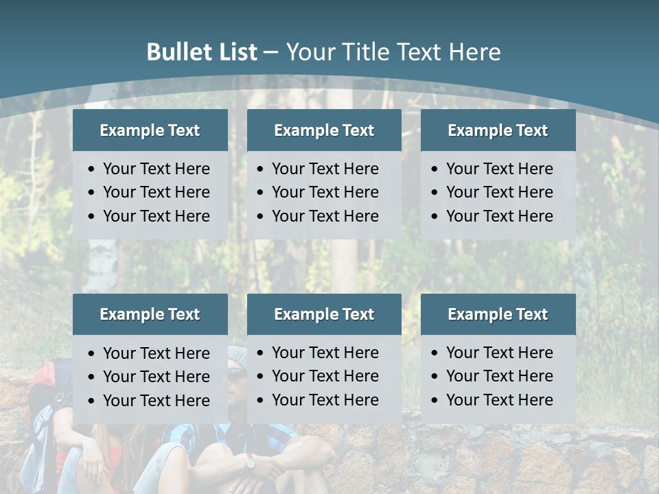 Highway Beautiful World PowerPoint Template