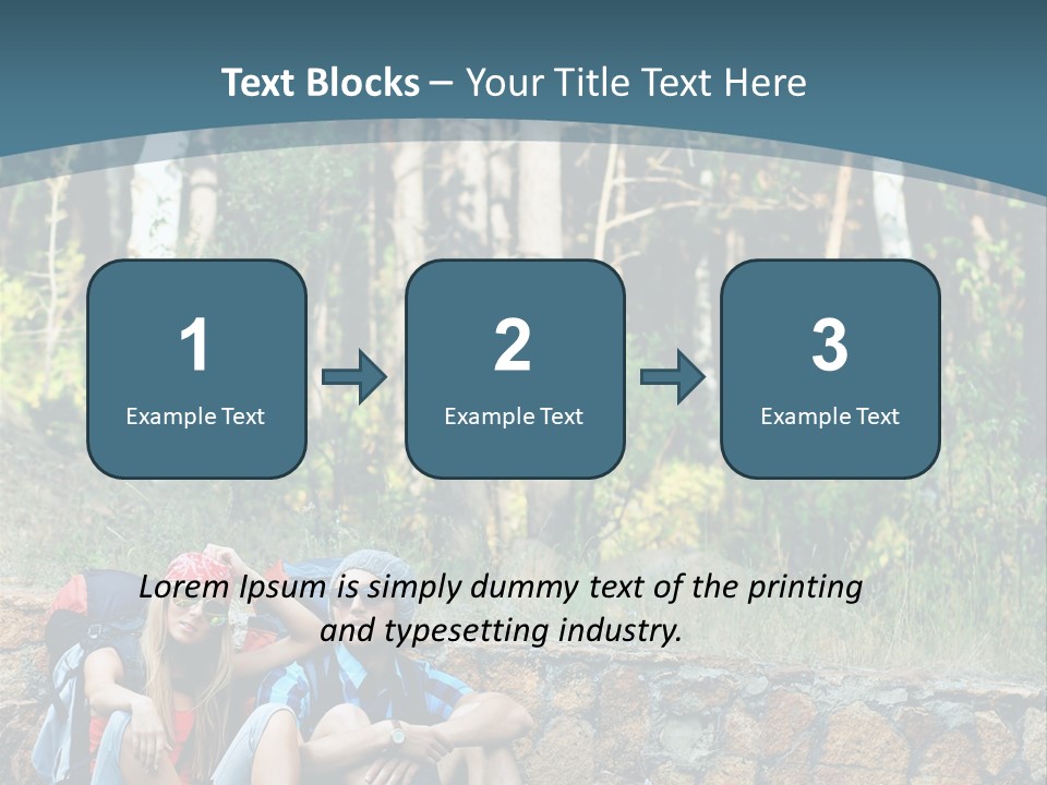 Highway Beautiful World PowerPoint Template