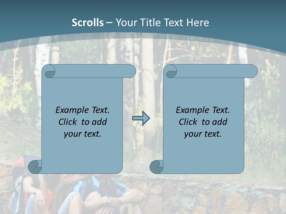 Highway Beautiful World PowerPoint Template