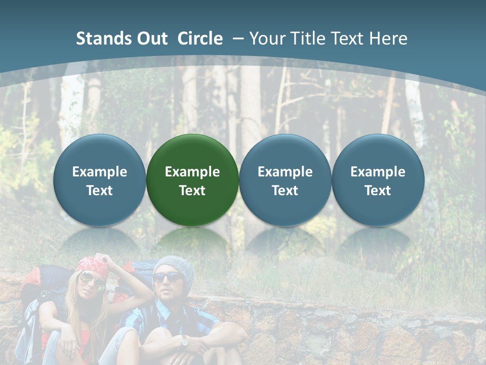 Highway Beautiful World PowerPoint Template