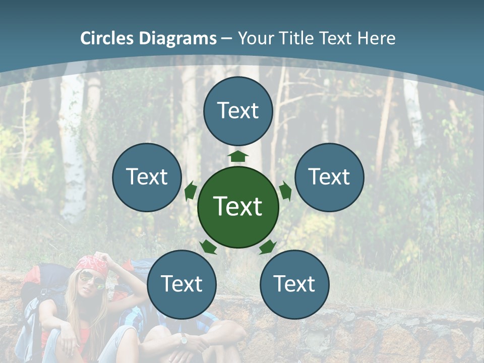 Highway Beautiful World PowerPoint Template