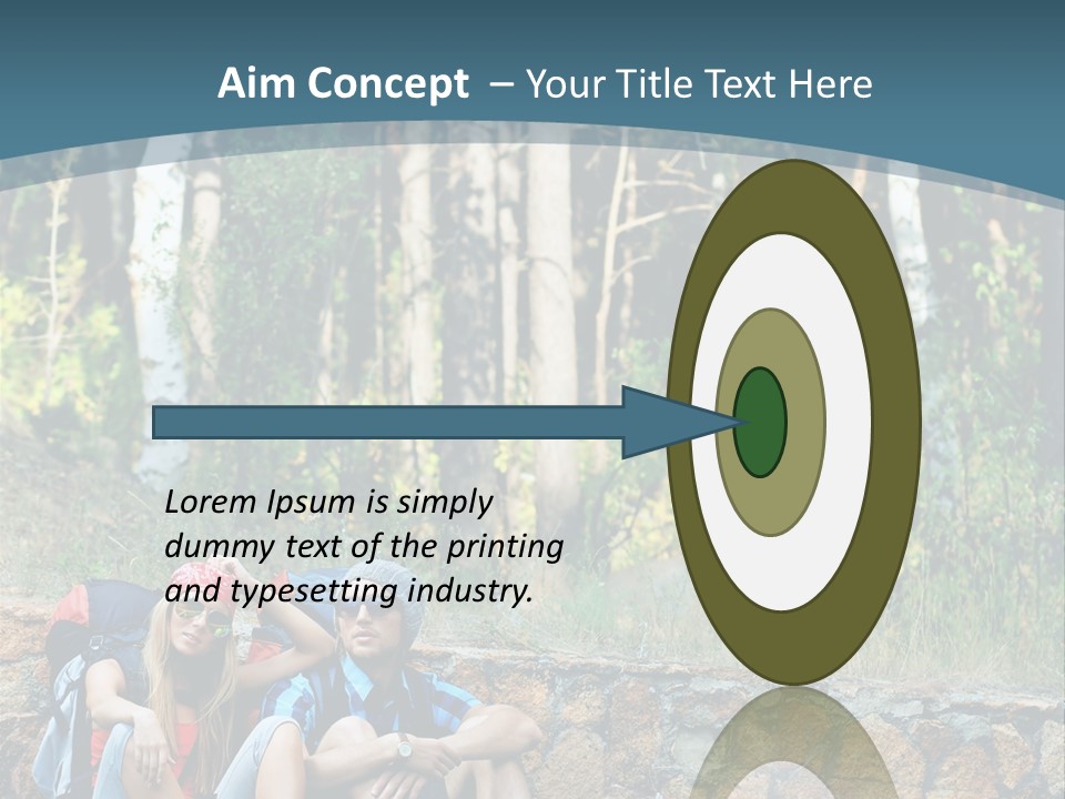 Highway Beautiful World PowerPoint Template