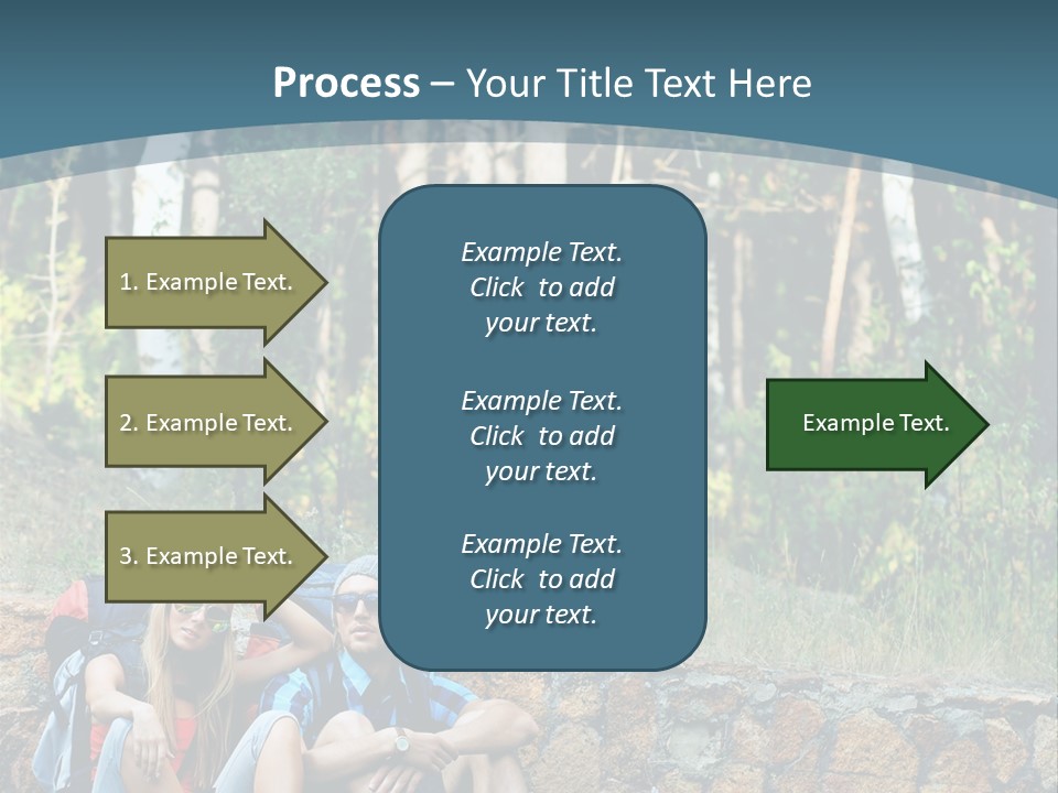 Highway Beautiful World PowerPoint Template