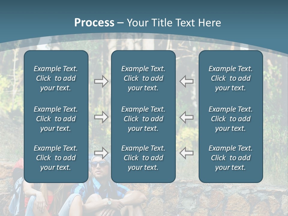 Highway Beautiful World PowerPoint Template
