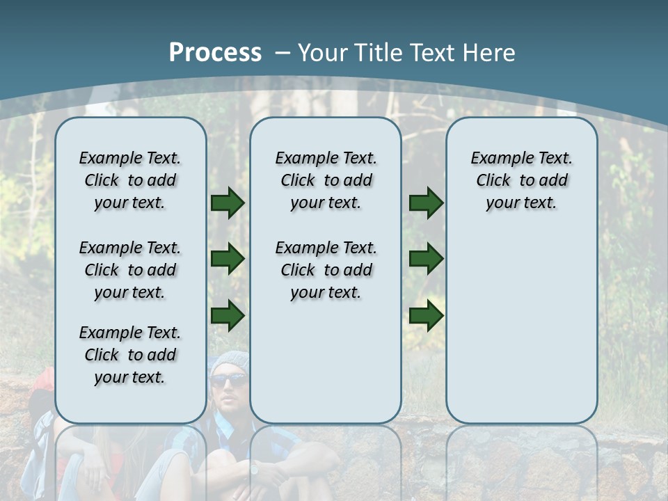 Highway Beautiful World PowerPoint Template