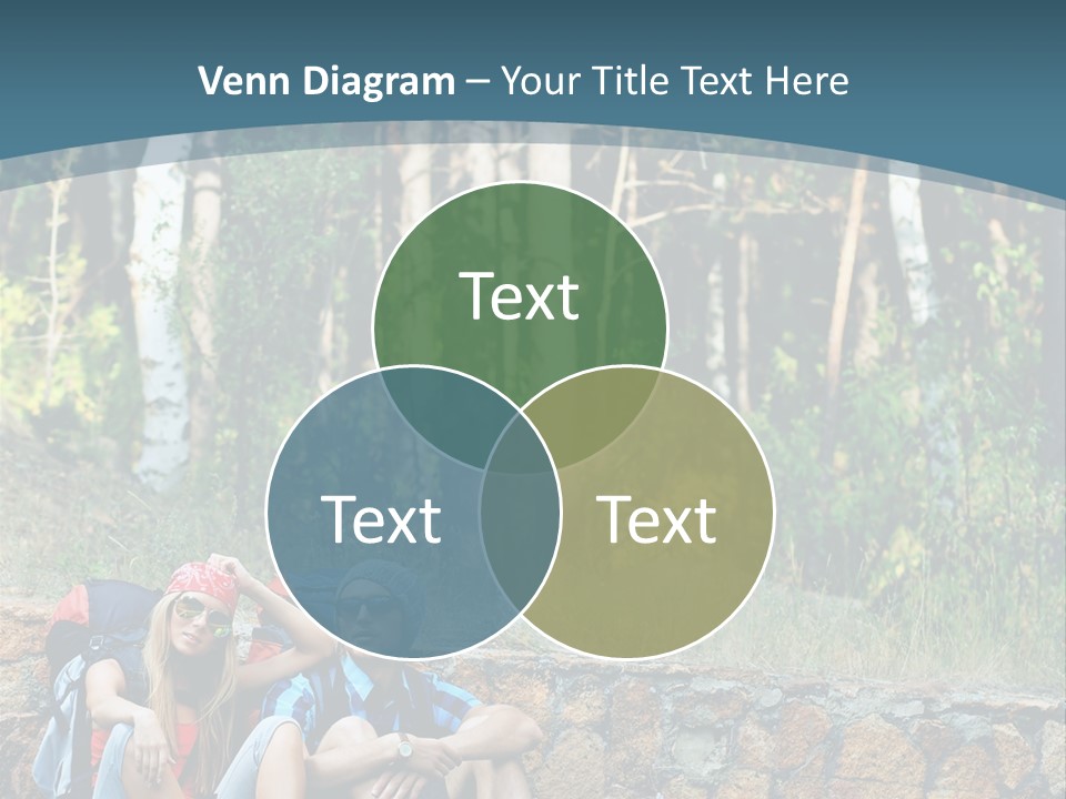 Highway Beautiful World PowerPoint Template