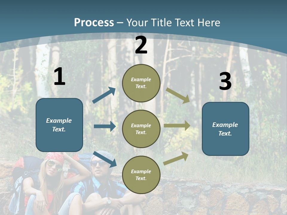 Highway Beautiful World PowerPoint Template