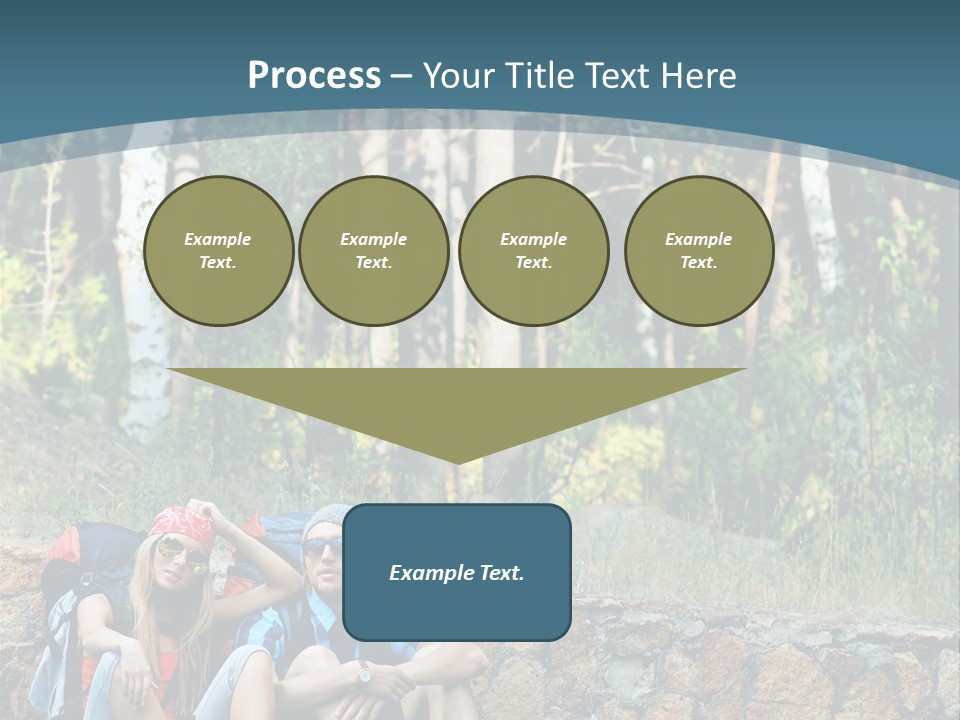 Highway Beautiful World PowerPoint Template