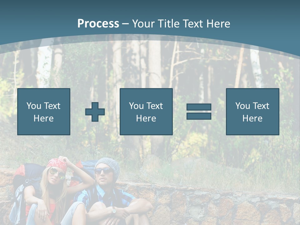 Highway Beautiful World PowerPoint Template
