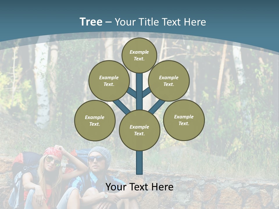 Highway Beautiful World PowerPoint Template