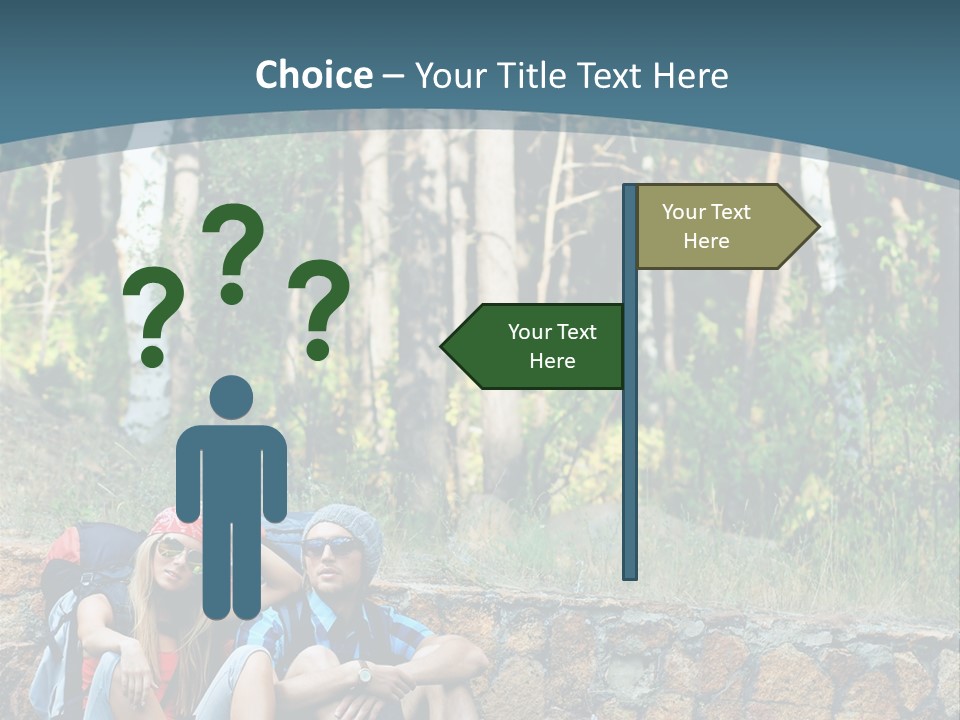 Highway Beautiful World PowerPoint Template