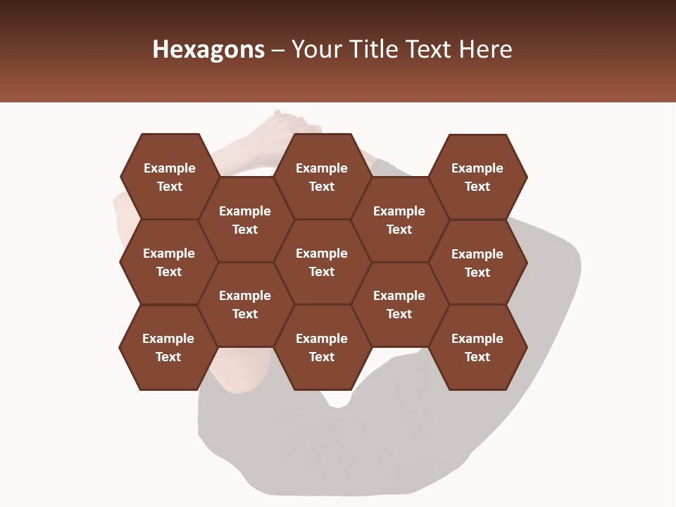 White Posing Alternative PowerPoint Template