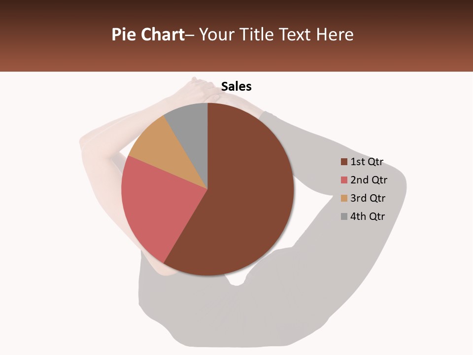 White Posing Alternative PowerPoint Template